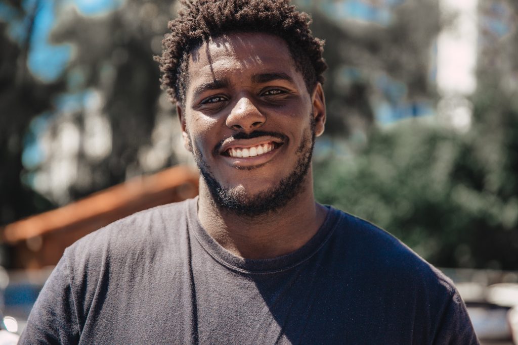 Smiling man